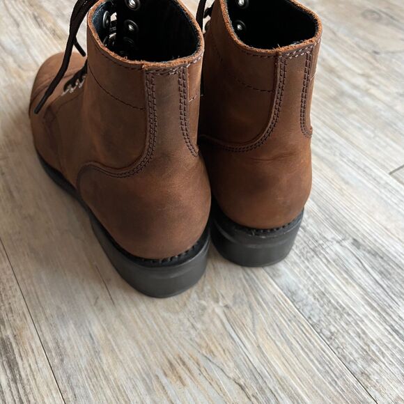 Thursday Boots Women's 9 38 Captain Brown Arizona Adobe Like New Leather Rugged - Picture 5 of 11